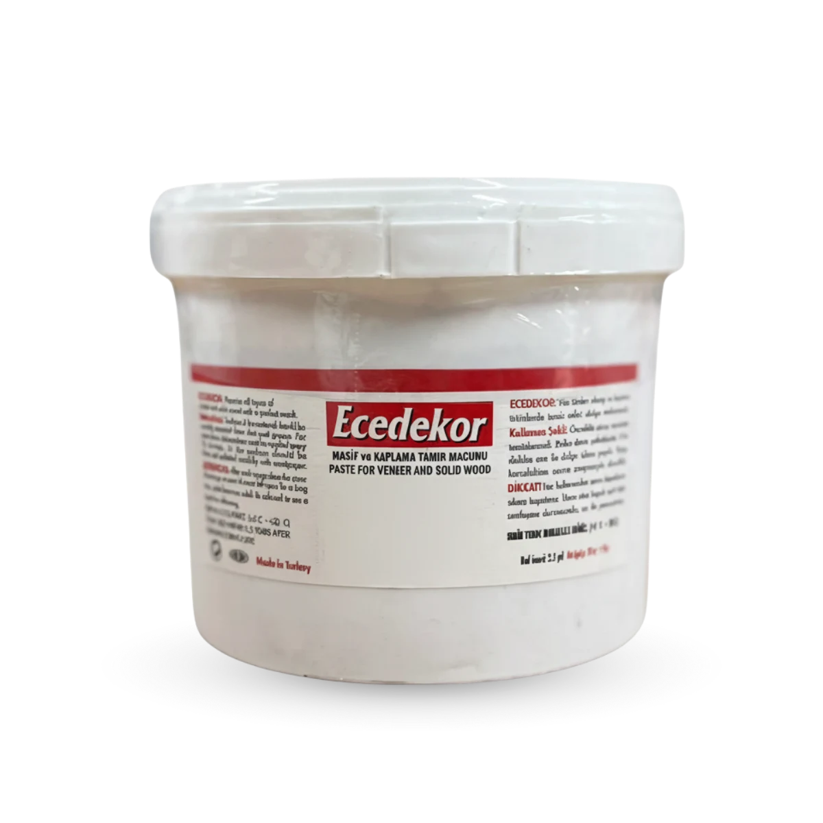 Ahşap Tamir Macunu Kova - Ecedekor