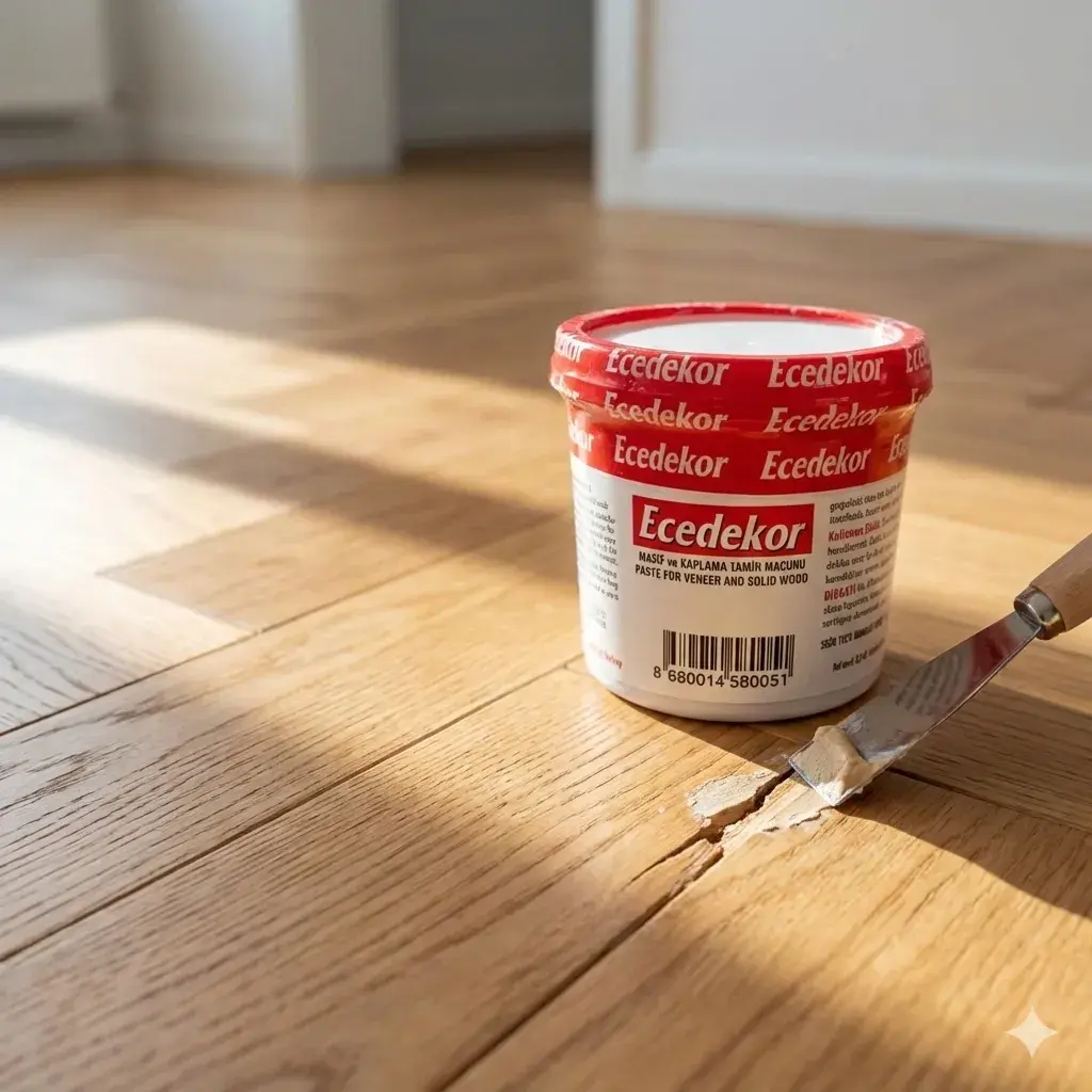 Parke İçin Kova Formlu Ahşap Tamir Macunu İle Profesyonel Zemin Onarımı ve Estetik Çözümler