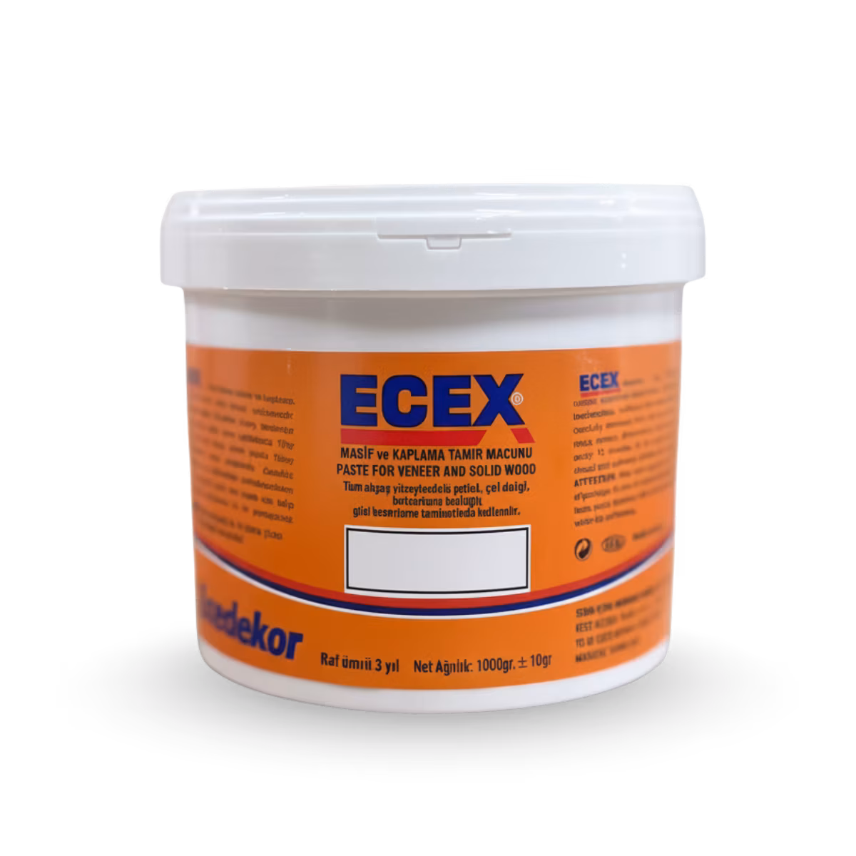 Ahşap Tamir Macunu 1 Kg | ECEX - Çatlak Delik Dolgu Macunu