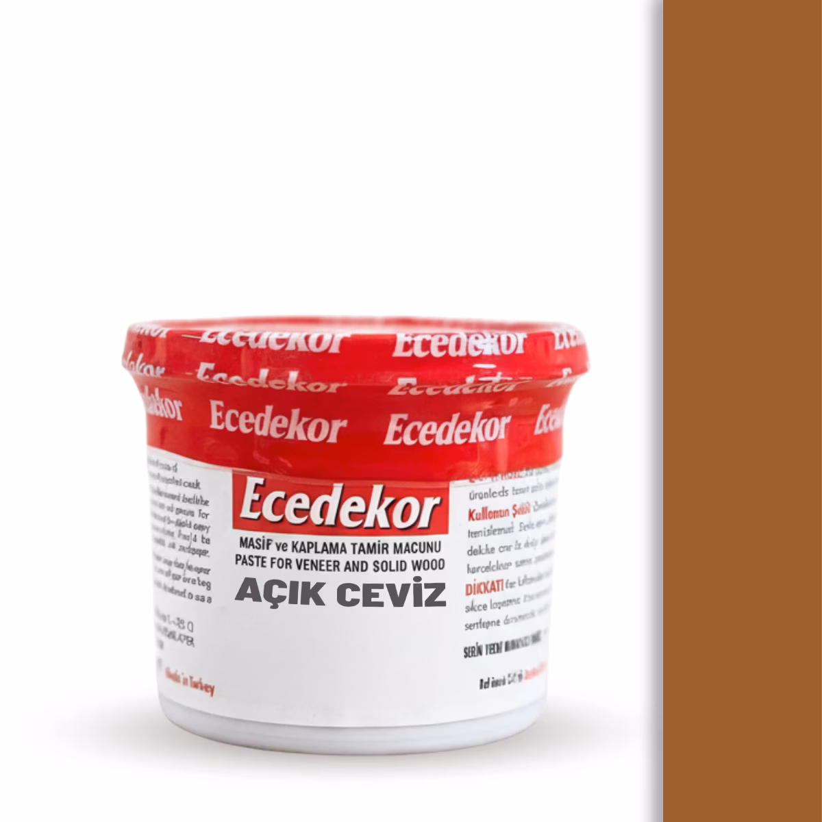 Ahşap Tamir Macunu 200 gr Bardak – Çatlak Delik Dolgu Macunu A. Ceviz
