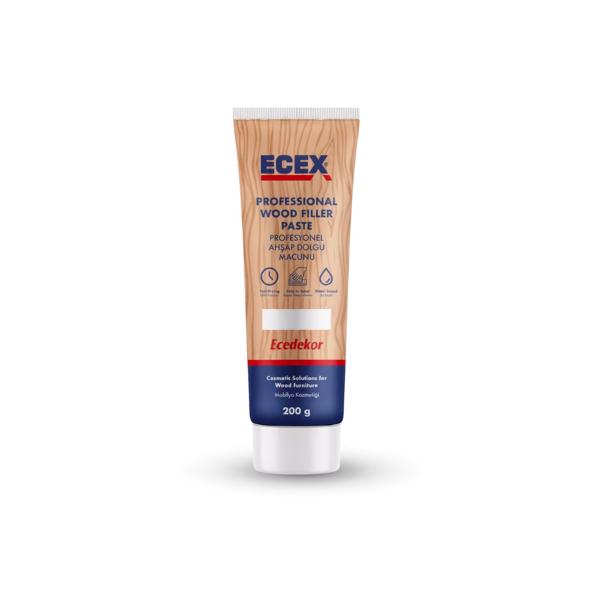 Tüp Form Ahşap Dolgu ve Tamir Macunu